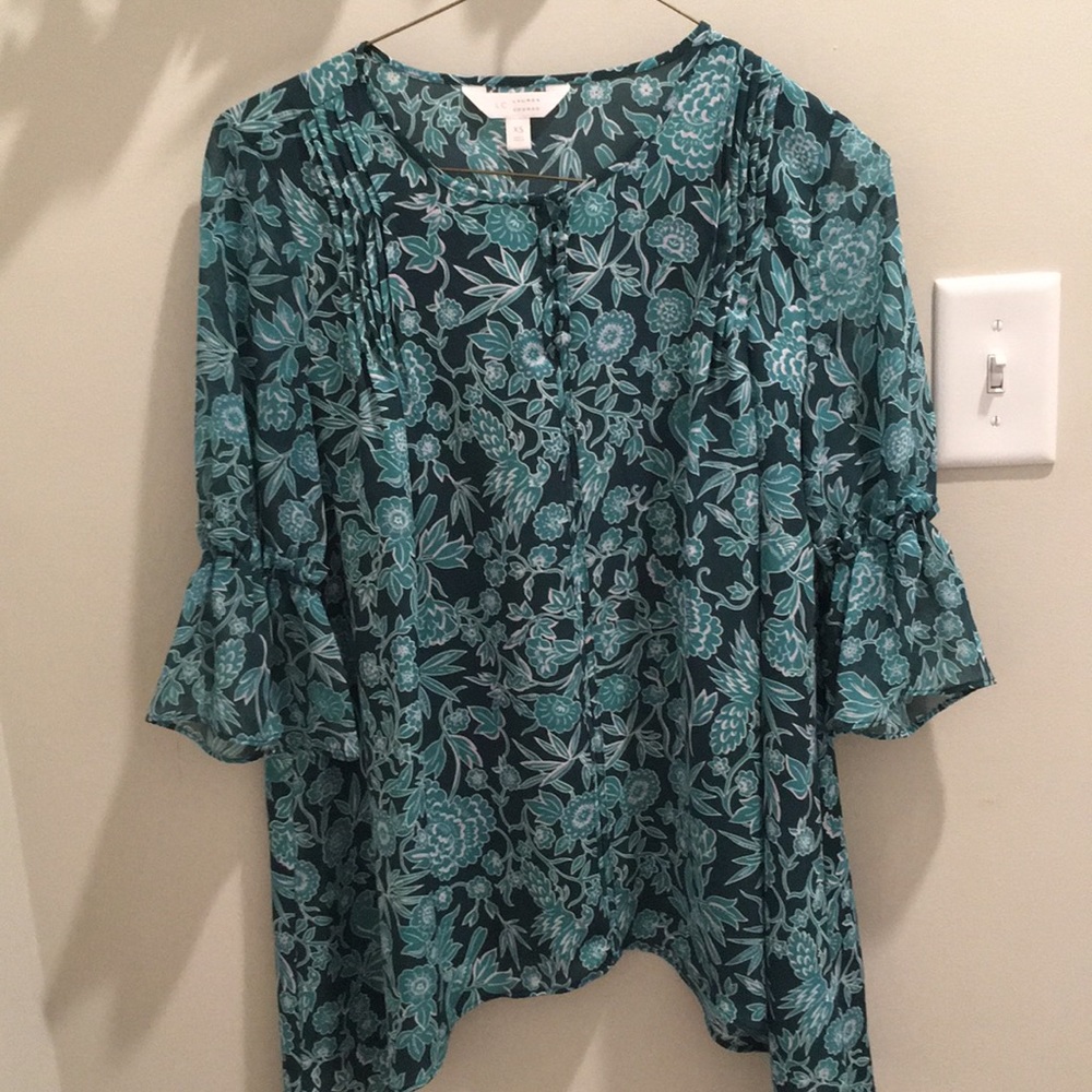 Lauren Conrad Floral Blouse